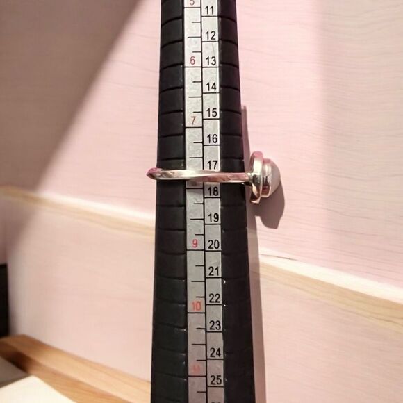 Artisan Made Genuine Ethiopian Opal 925 Sterling Silver Ring Size 7.75 - Picture 8 of 9